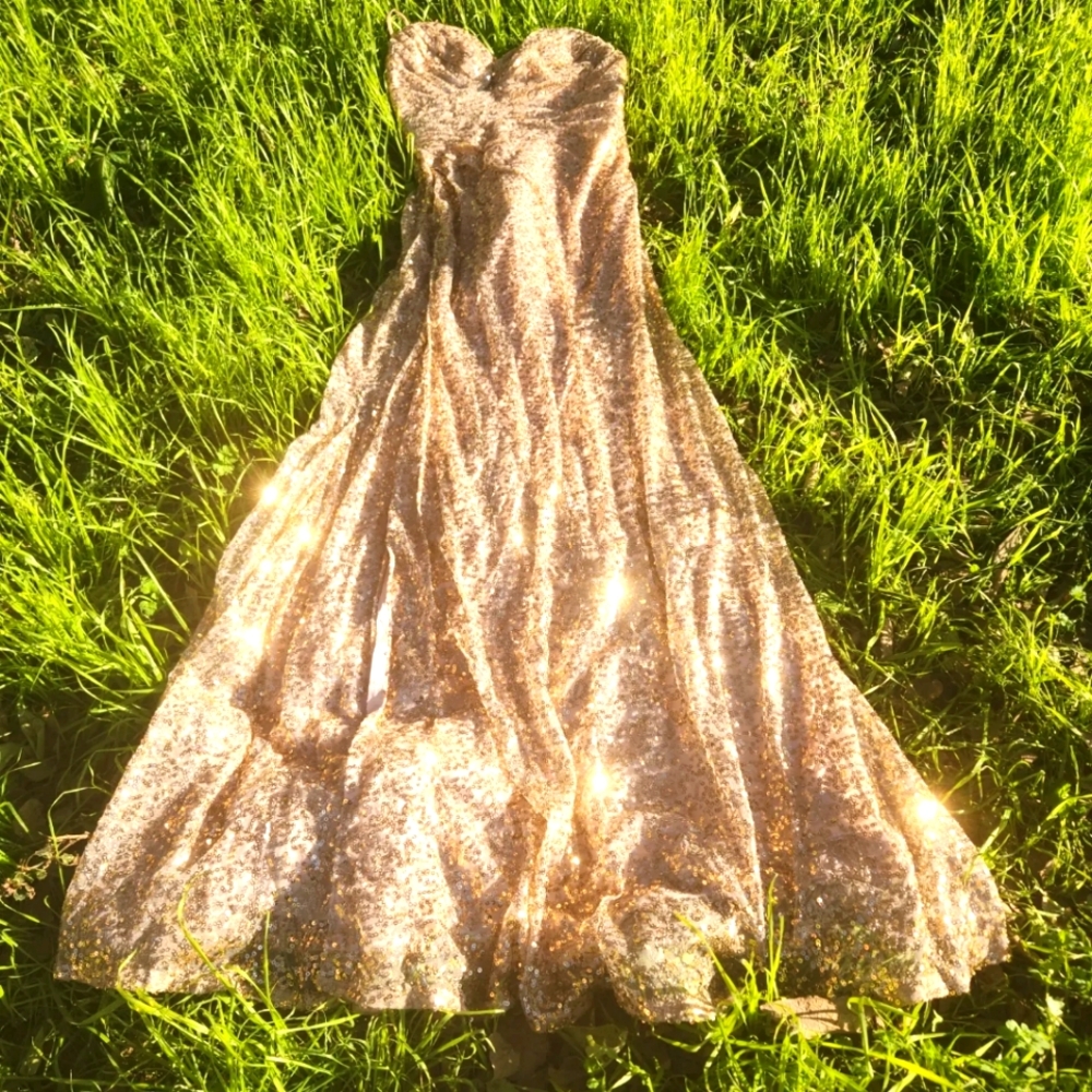 Royal Queen Collection Sequined Gown